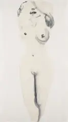 Snowflake by Marlene Dumas, 1999, Lithograph in colours, on Arches paper, the full sheet,, sold Jan 2015