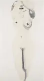 Marlene Dumas, Snowflake, 1999, Lithograph in colours, on Arches paper, the full sheet,