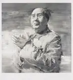 Yan Pei-ming, Mao, from Iĉones, 2005, Lithograph in colours, on BFK Rives paper, with full margins,