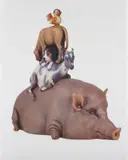 Jeff Koons, Stacked, 2003, Photolithograph in colours, on wove paper, with full margins,