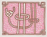 Keith Haring, Chocolate Buddah 3, 1989, Lithograph in colours, on Arches Infinity wove paper, with full margins,