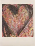 Jim Dine, Heart of BAM, 1996, Woodcut and collotype in colours, on heavy Rives paper, with full margins,