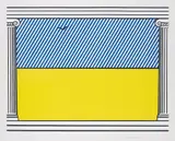Roy Lichtenstein, Liberté, from Mémoire de la Liberté, 1991, Screenprint in colours, on Arches paper, with full margins,