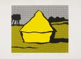 Roy Lichtenstein, Haystack, 1969, Screenprint in colours, on C. M. Fabriano 100/100 Cotone paper, with full margins,