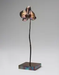 Drowned World by Marc Quinn, 2008, Cast bronze with heat-treated chrome patina,, sold Jan 2015