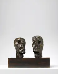 Emperor's Heads by Henry Moore, 1961, Bronze with brown patina,, sold Jun 2015