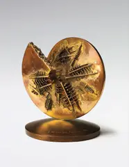 Spirale by Arnaldo Pomodoro, 1990-91, Gilt bronze,, sold Jun 2015