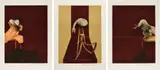 Deuxième version du triptyque 1944 (Second Version of the Triptych 1944) by Francis Bacon, 1989, The complete set of three lithographs in colours, on Arches paper, with full margins,, sold Jun 2015