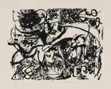 Jackson Pollock, Number 8 (Black Flowing)