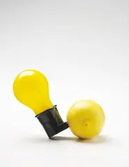 Capri-Batterie by Joseph Beuys, 1985, Multiple comprising light bulb (Mazda) with manufacturer's inkstamp, plug socket, and exchangeable lemon,, sold Jun 2015