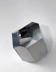 Negative Quasi Bricks by Ólafur Elíasson, 2003, Three mirrored, stainless steel sculptures (one illustrated),, offered Jun 2015