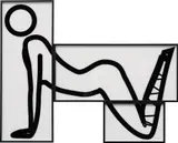 This is Shahnoza in 3 Parts (7) by Julian Opie, 2008, Flocking adhesive screenprinted on 3mm white Plexiglas acrylic, with hand-flocked black nylon, in three panels,, sold Jun 2015
