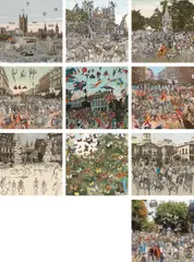 R.A. Sir Peter Blake, London Suite, 2012, The complete portfolio of 10 screenprints in colours, on Somerset tub sized paper, with full margins,