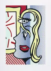 Art Critic by Roy Lichtenstein, 1996, Screenprint in colours, on Somerset paper, with full margins,, sold Jun 2015