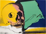Andy Warhol, Skull, 1976, Screenprint in colours, on Strathmore Bristol paper, the full sheet,