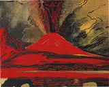 Andy Warhol, Vesuvius, 1985, Screenprint in colours, on Arches 88 paper, the full sheet,