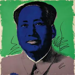 Mao by Andy Warhol, 1972, Screenprint in colours, on Beckett High White paper, the full sheet,, sold Jun 2015