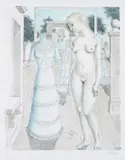 Paul Delvaux, Robe de dimanche (Sunday Dress)