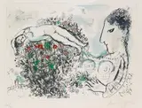 Marc Chagall, Le Petit Nu (The Small Nude), 1971, Lithograph in colours, on Arches paper, with full margins,