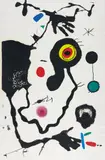 Joan Miró, Barcelona: plate 6, 1972-3, Etching with aquatint and carborundum in colours, on Guarro paper (with Sala Gaspar watermark), the full sheet,