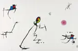 Joan Miró, Barcelona: plate 10, 1972-73, Etching with aquatint and carborundum in colours, on Guarro paper (with Sala Gaspar watermark), the full sheet,