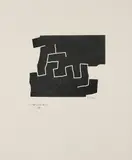 Uztarri by Eduardo Chillida, 1974, Woodcut, on Arches paper, with full margins,, offered Jun 2015