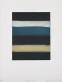 Sean Scully, Landline Blue, 2014, Etching with aquatint, spit bite and sugar-lift in colours, on wove paper,