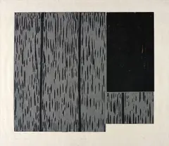 Block by Sean Scully, 1986, Woodcut in colours, on Okawara paper, with full margins,, sold Jun 2015