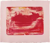 The Red Sea by Helen Frankenthaler, 1978-82, Lithograph in colours, on pink HMP handmade paper, with full margins,, sold Jun 2015