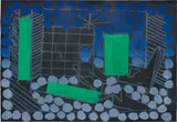 Julian and Alexis by Howard Hodgkin, 1977, Lithograph in colours with hand-colouring in gouache, on Velin Arches mould-made paper, the full sheet,, sold Jun 2015