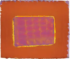 Nick's Room by Howard Hodgkin, 1977, Lithograph in colours with hand-colouring in gouache, on Lexington handmade paper, the full sheet,, sold Jun 2015
