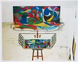 The Studio March 28th 1995 by David Hockney, 1995, Inkjet print in colours, on Somerset Heavyweight Textured paper, with full margins,, sold Jun 2015