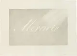 Ed Ruscha, Miracle, 1999, Lithograph, on John Koller HMP cream paper, with full margins,