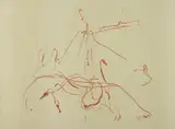 Joseph Beuys, Untitled, from Hommage à Picasso, 1973, Lithograph in colours, on Rag paper, the full sheet,