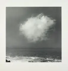 Wolke (Cloud) by Gerhard Richter, 1971, Offset lithograph, on white lightweight cardboard, with full margins,, sold Jun 2015