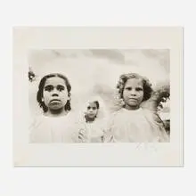 First Communion in Juazeiro do Norte, Brazil (from the Year of Tibet Portfolio I) by Sebastião Salgado, platinum palladium print, sold Mar 2025