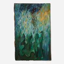 Rex Ashlock, Abstraction, 1957, oil on canvas