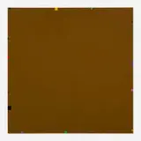 David Simpson, Block Party #2, 1975, acrylic on canvas