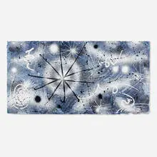 Gordon Onslow Ford, Being Space Voyage, 1979, casein on mulberry paper mounted to canvas