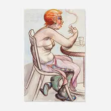 Luis Jiménez, Untitled, 1980, watercolor and pastel on paper