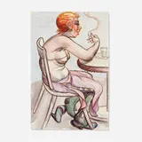 Luis Jiménez, Untitled, 1980, watercolor and pastel on paper