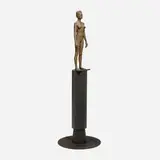 Robert Graham, Neith (Duke Ellington Figure I), 1988, patinated bronze, steel