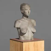 Gina Clarke by Robert Graham, 2002, patinated bronze, sold Feb 2025