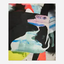 Ed Moses, Skow-Hegan, 2000, acrylic on canvas