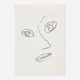 Sam Francis, Self-Portrait (SF-011), 1973, lithograph on BFK Rives