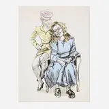 Paula Rego, Mother and Daughter, 1997, screenprint in colors