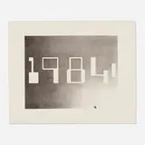 Ed Ruscha, 1984, 1967, lithograph with hand-coloring on Arches Cover
