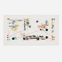 Sam Middleton, Overtones, 1995, screenprint in colors