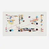 Sam Middleton, Overtones, 1995, screenprint in colors
