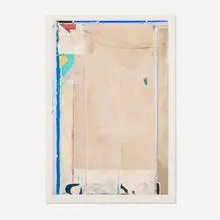 Richard Diebenkorn, Touched Red, 1991, aquatint and drypoint in colors on BFK Rives